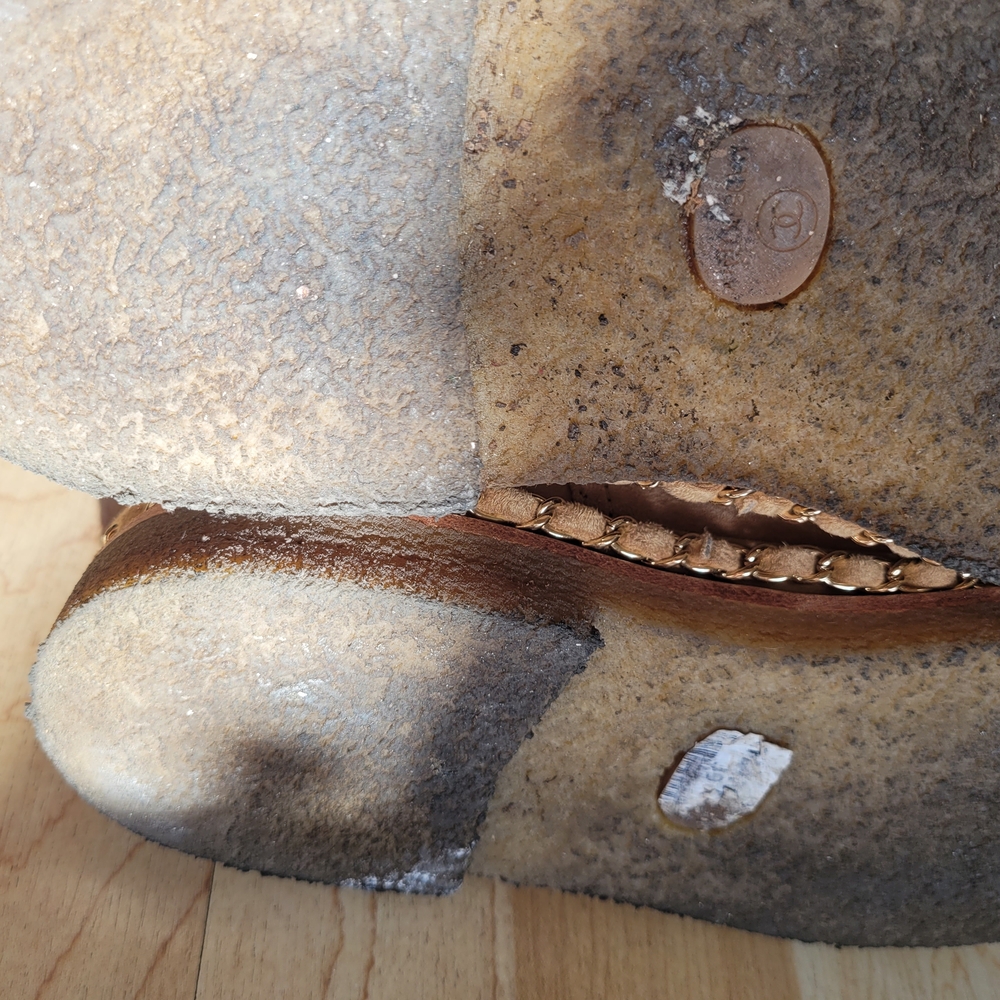 Tan and Black Women's Boots - Picture 9 of 9